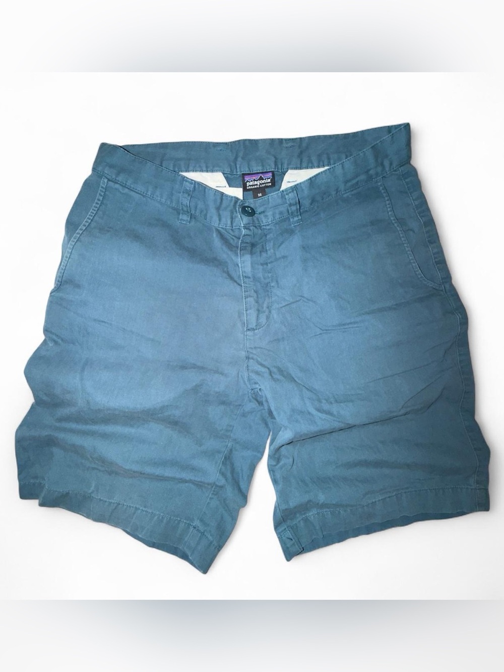 Patagonia blue organic cotton shorts size 30